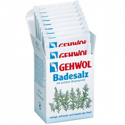 Badesalz Соль для ванны с розмарином 10 пакетов 
